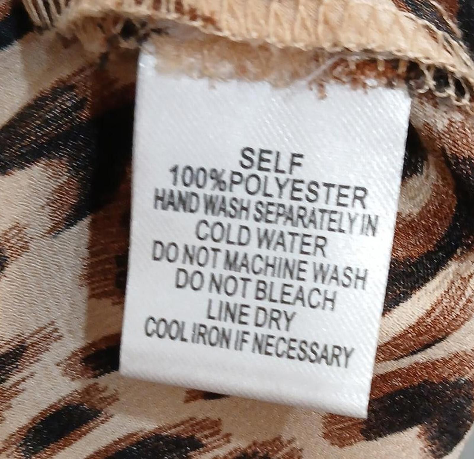 Designer Cotton Candy LA Spaghetti Strap Animal Print Dress Large Size L / US 10 / IT 46 - 10 Thumbnail