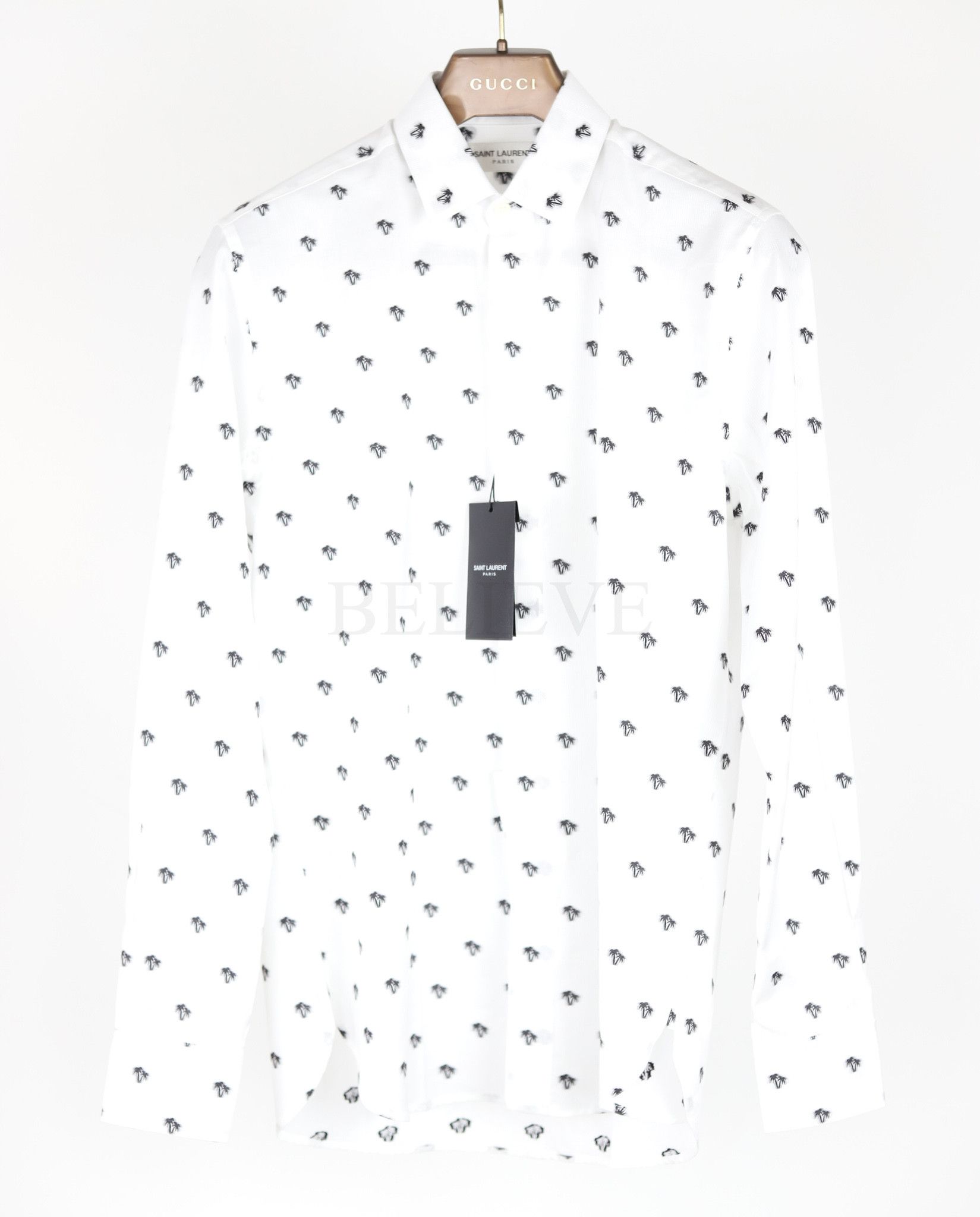 SAINT LAURENT SHIRT SURF SHIRT PRINT LOGO 279