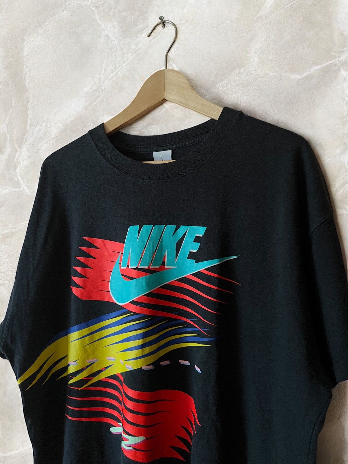 Nike × Vintage NIKE LAB BOXY FIT HEAVY COTTON BIG LOGO TEE T SHIRT vintage Size US L / EU 52-54 / 3 - 2 Thumbnail