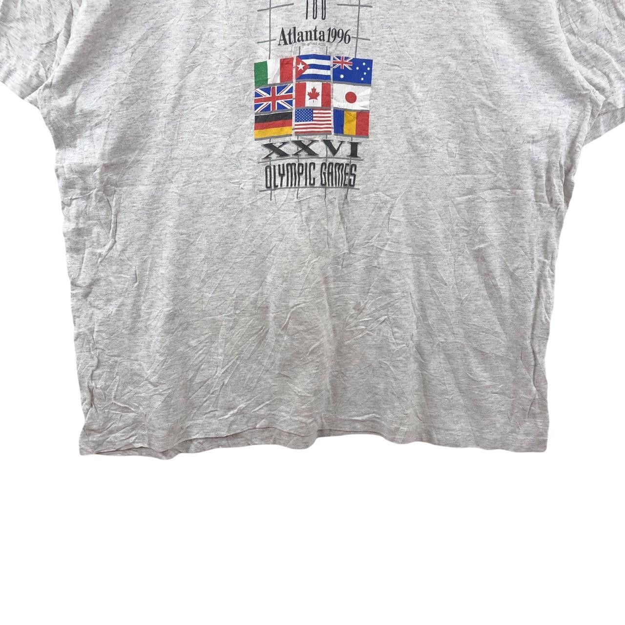 Vintage Vintage 1996 OLYMPIC GAMES ATLANTA National Flags Tee Shirt Size US XL / EU 56 / 4 - 4 Thumbnail