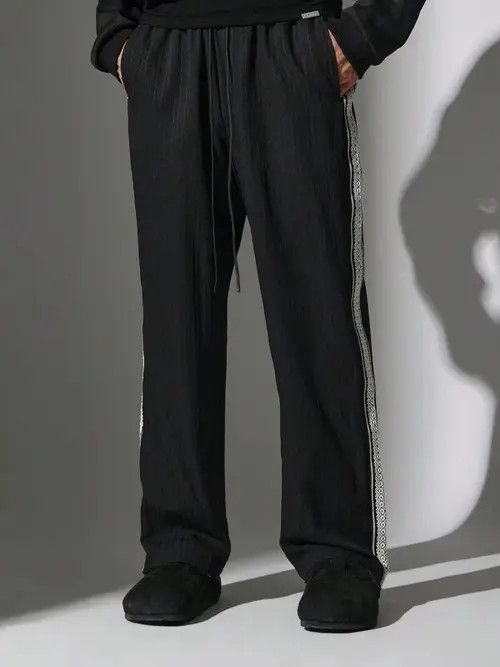 Japanese Brand × Vintage Classic Loose fit straight y2k sweatpants Size US 34 / EU 50 - 3 Thumbnail