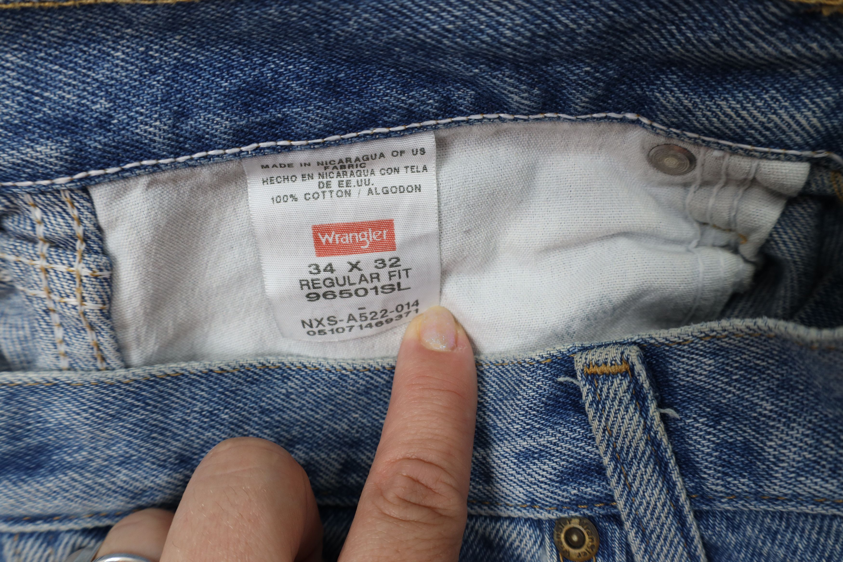 Wrangler Vintage Y2K Wrangler Regular Fit Straight Leg Denim Jeans Size US 34 / EU 50 - 9 Thumbnail