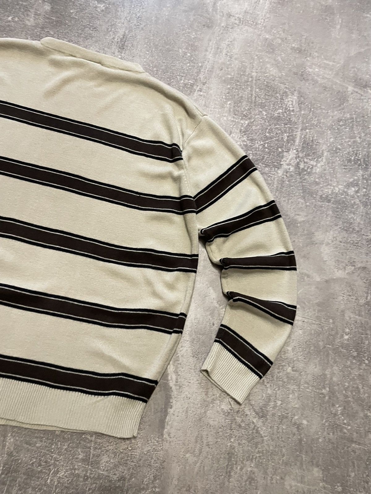 Lacoste Vintage Lacoste Striped Sweater Size US L / EU 52-54 / 3 - 15 Thumbnail