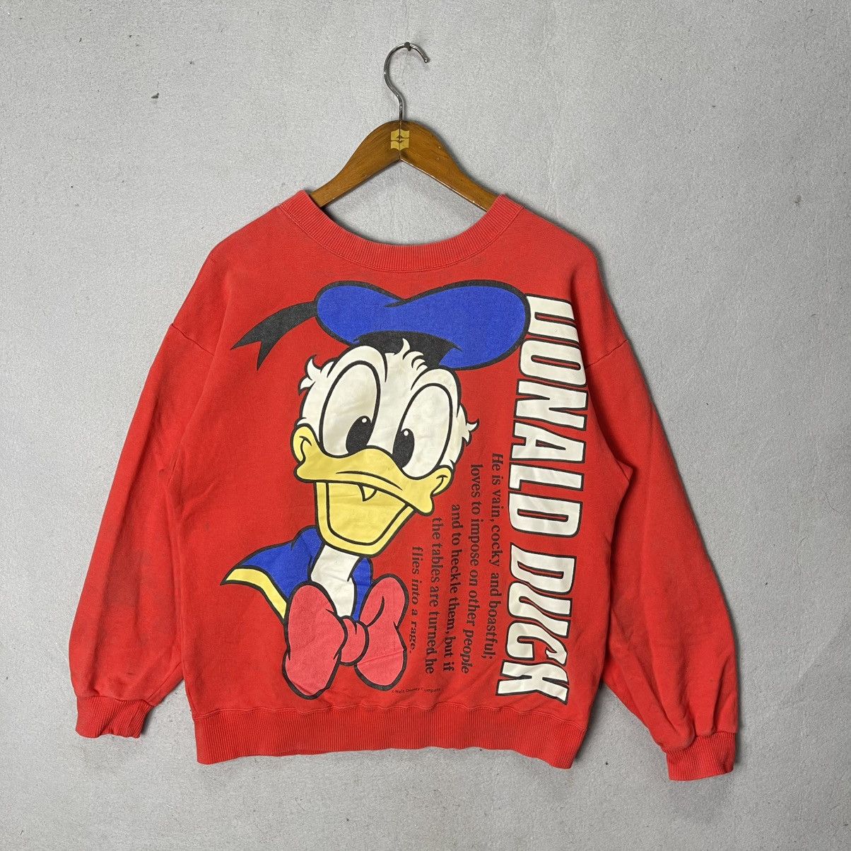 Disney Vintage Mickey & Donald Disney Sweatshirt (Double Sided) Size US M / EU 48-50 / 2 - 11 Thumbnail