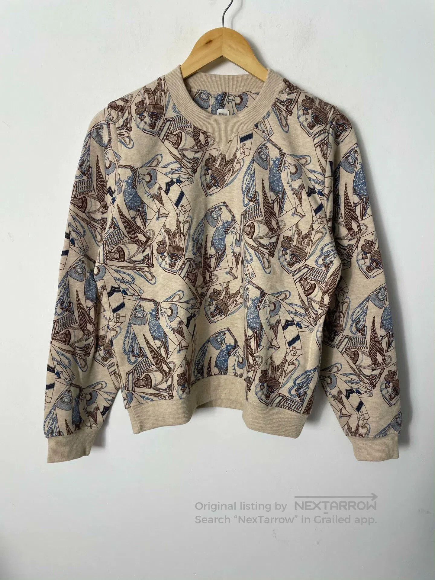 Hermes Hermes Zoave Dragoon Crewneck Sweatshirt. Size US XS / EU 42 / 0 - 1 Thumbnail