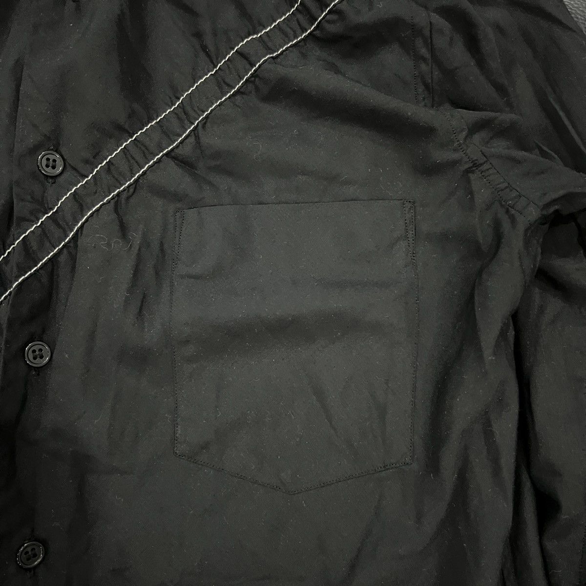 Comme des Garcons Black BLACK COMME des GARÇONS Diagonal Stripe Shirt Size US M / EU 48-50 / 2 - 4 Thumbnail