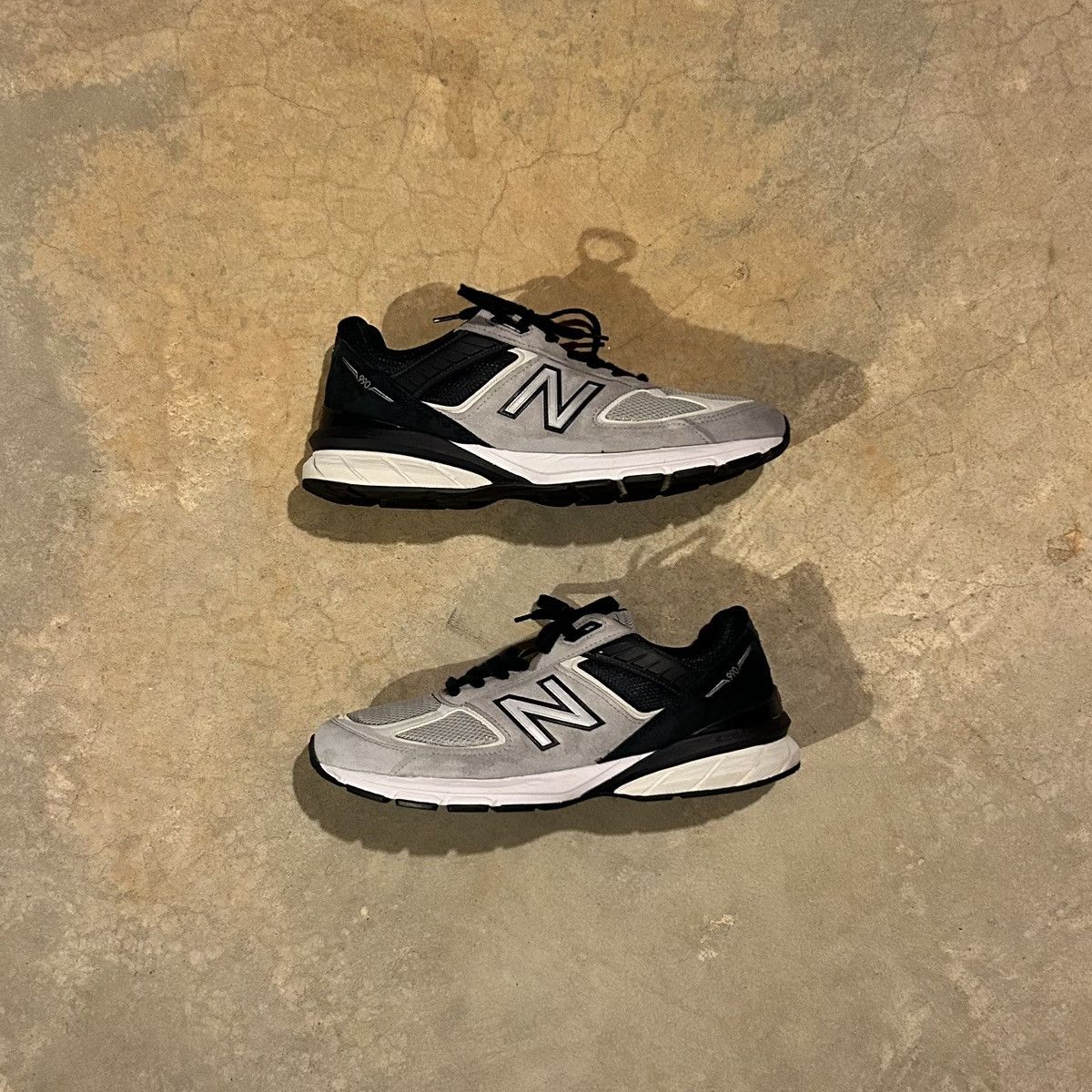image of 990V5 Navy Light Grey Us 12 Made In Usa Shoes, Men's