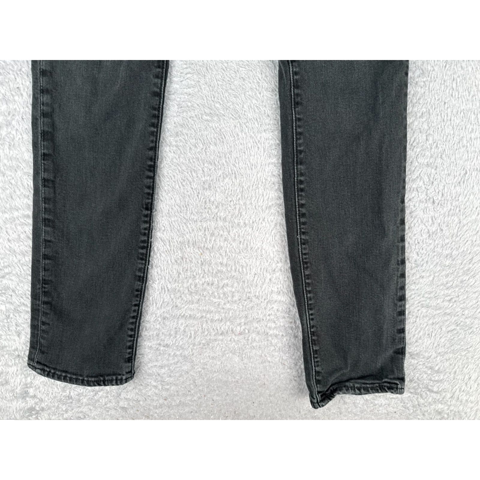 Levi's Levi's 501 Jeans Women 30 Black Denim Slim Fit 28x31 Button Fly Distressed Size 30" / US 8 / IT 44 - 2 Thumbnail
