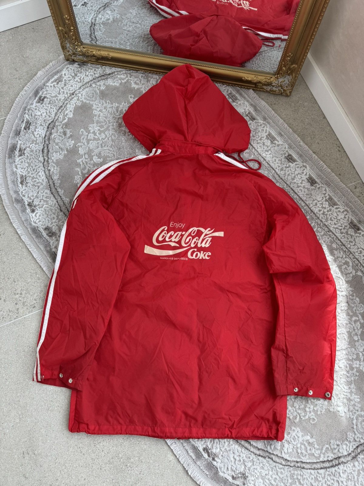 Adidas Adidas Coca Cola vinatge light jacket Size US XL / EU 56 / 4 - 13 Thumbnail