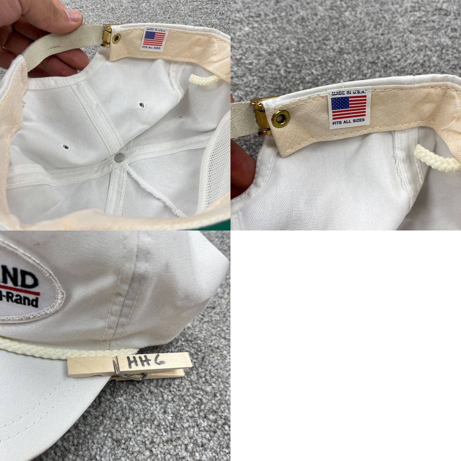 Simons VINTAGE Trucker Hat Cap Strap Back White Patch Oil Petroleum Rope Simmons Rand Casual Adjustable Cotton Knit Men 1990s 80s USA Logo Advertising Size ONE SIZE - 8 Thumbnail