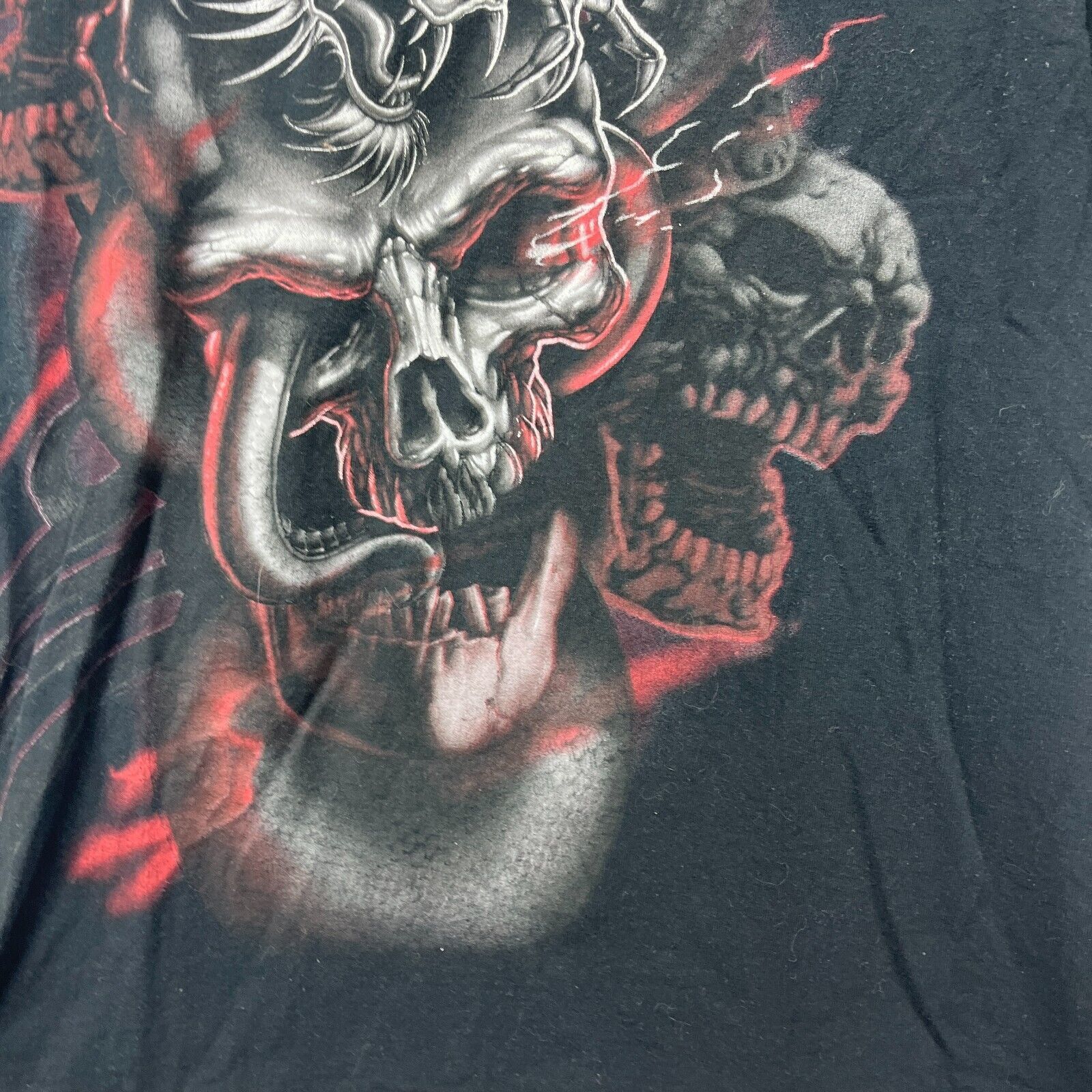 Vintage Vintage Y2K Dragon Skull Skater Goth Affliction JNCO Medium Size US M / EU 48-50 / 2 - 4 Thumbnail