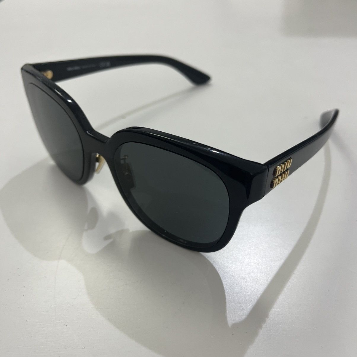 Miu Miu MIU MIU MU 01ZS 1AB5S0 Sunglasses BLACK Size ONE SIZE - 1 Thumbnail
