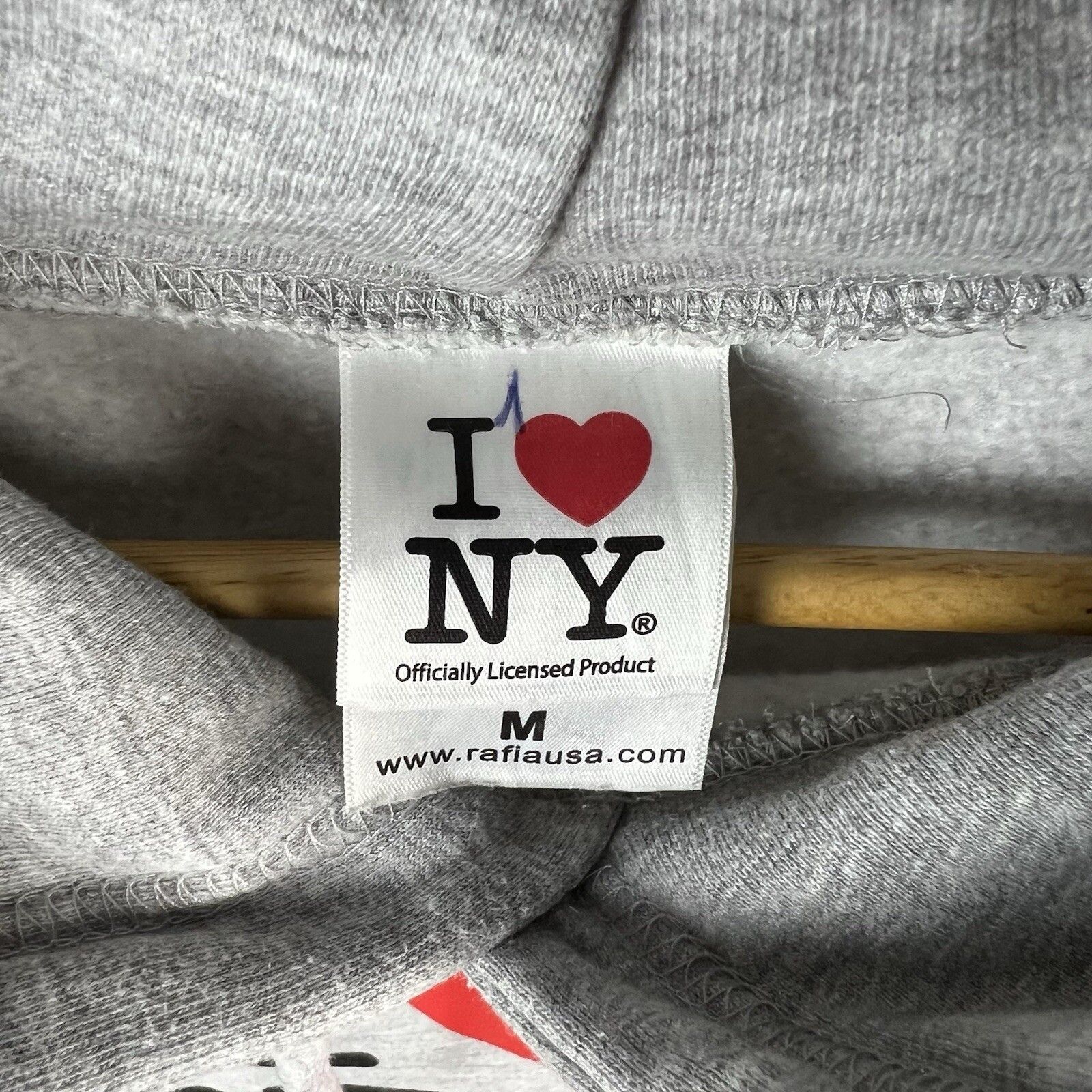 I Love NY I Love NY Hoodie Men's Size M Long Sleeve Size US M / EU 48-50 / 2 - 2 Thumbnail