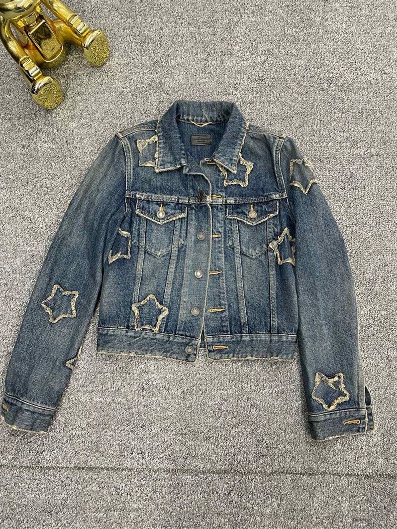 Saint Laurent Paris Saint Laurent Paris Saint Laurent Women's Denim Jacket Siz Size US S / EU 44-46 / 1 - 1 Thumbnail