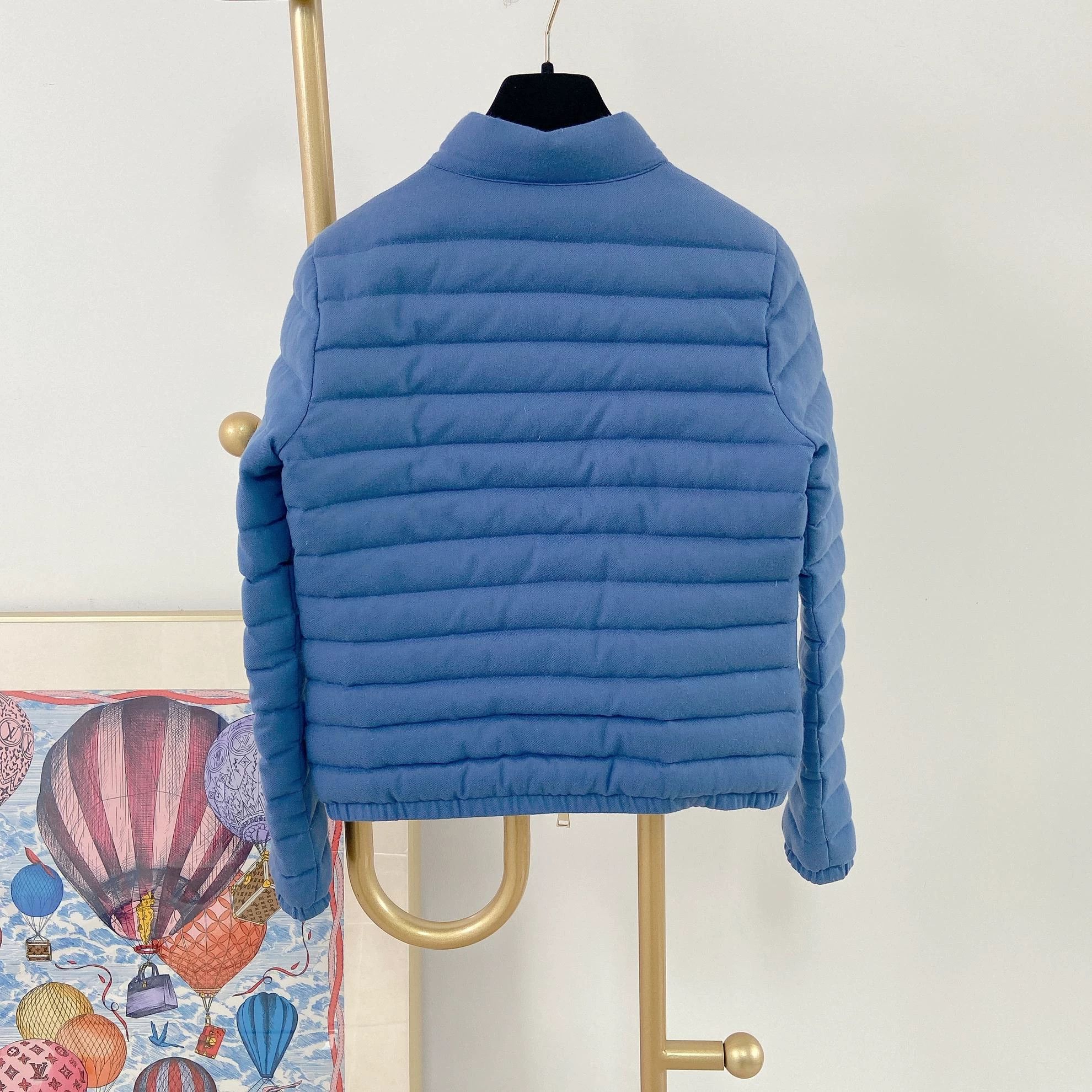 Moncler Moncler Blue Down Jacket 0 6972 Size XS / US 0-2 / IT 36-38 - 2 Thumbnail
