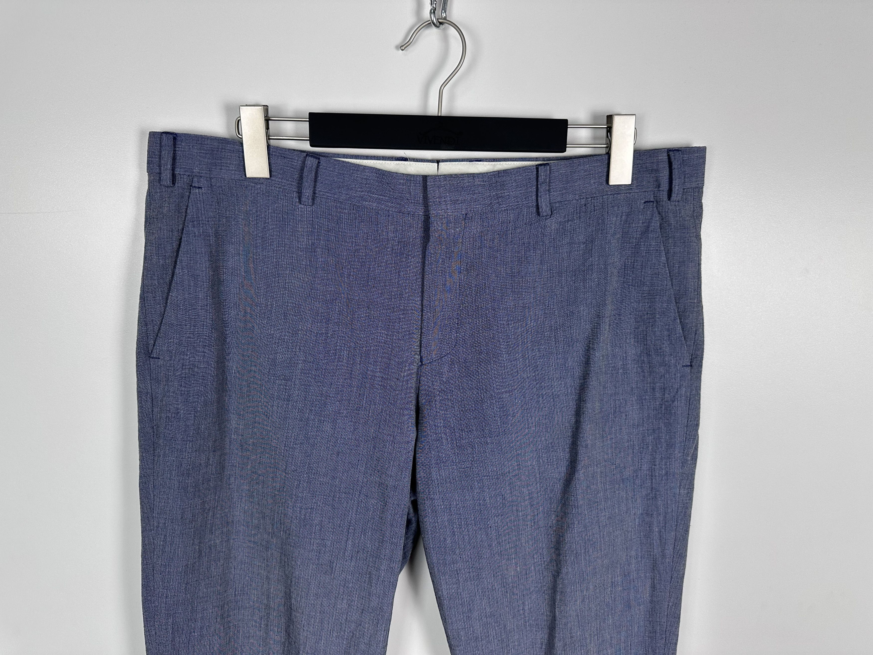 Paul Smith Paul Smith Mens Trousers Cotton Blue Size 38 Size US 38 / EU 54 - 2 Thumbnail