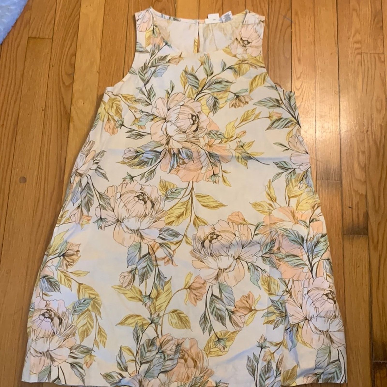 Nicole Miller Nicole Miller linen floral botanical sleeveless A-line dress Size M / US 6-8 / IT 42-44 - 10 Thumbnail