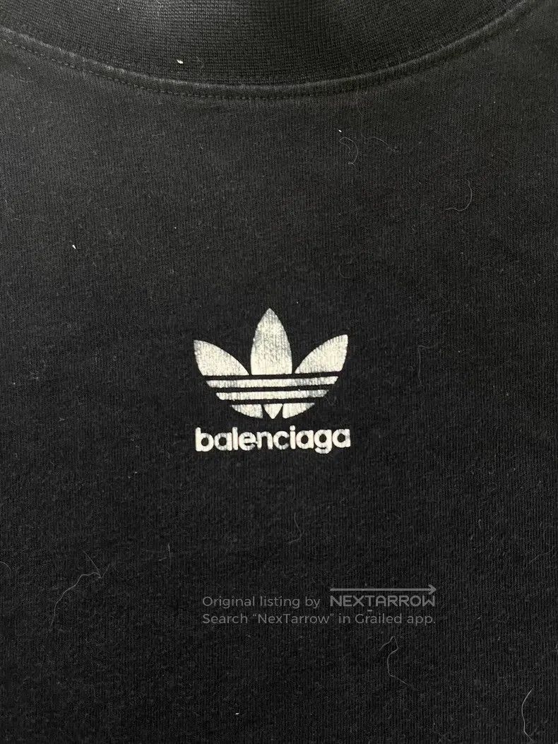 Balenciaga Balenciaga Logo Letter Printed Round Neck Short Sleeve T-S Size US XL / EU 56 / 4 - 3 Thumbnail