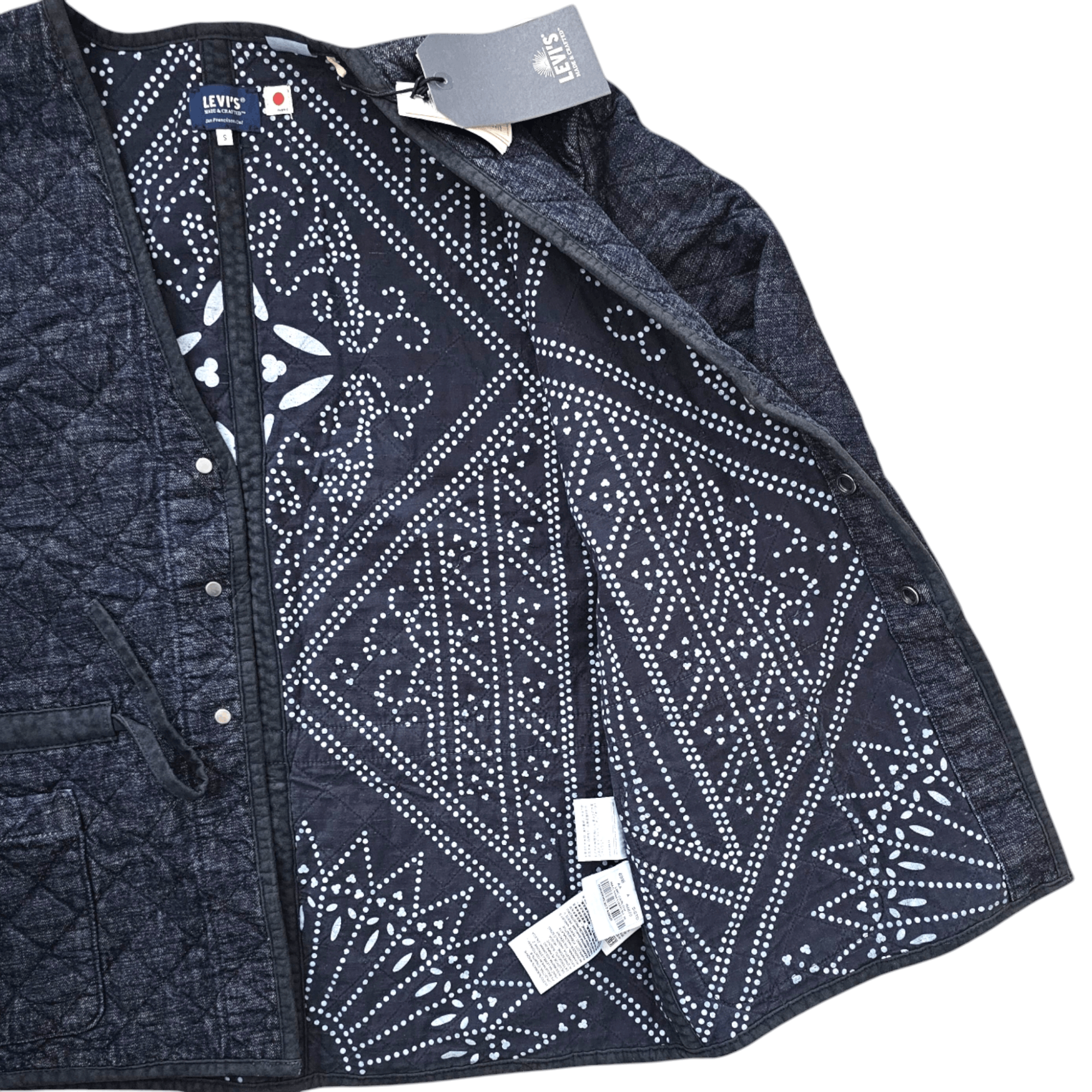 Levi's Made & Crafted 498$ Levi's Made & Crafted Denim Quilted Jacket Japanese S Size US S / EU 44-46 / 1 - 4 Thumbnail