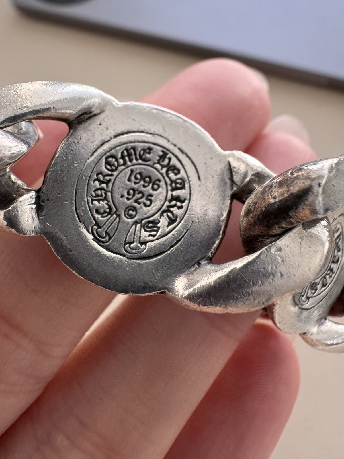 Chrome Hearts Chrome Hearts Heavy Fleur De Lis Cuban Bracelet Size ONE SIZE - 4 Thumbnail
