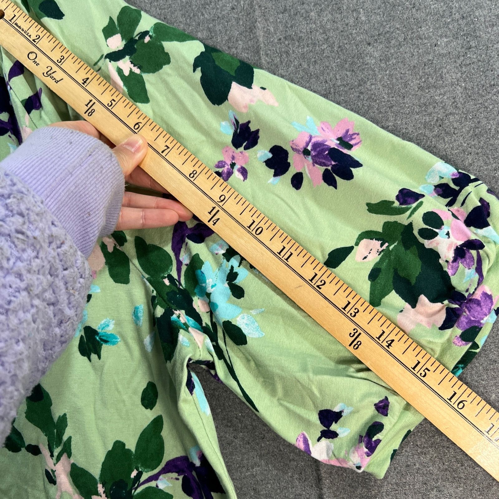 Denim & Co. Denim & Co. Printed Favorite Jersey Split Size XL / US 12-14 / IT 48-50 - 5 Thumbnail