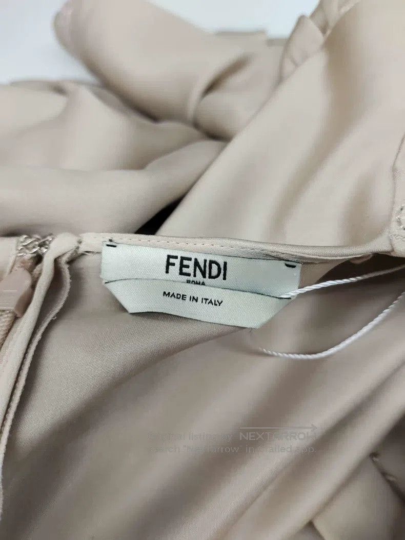 Fendi Fendi Heavy embroidery elegant long dress Size XXS / US 00 / IT 34 - 3 Thumbnail