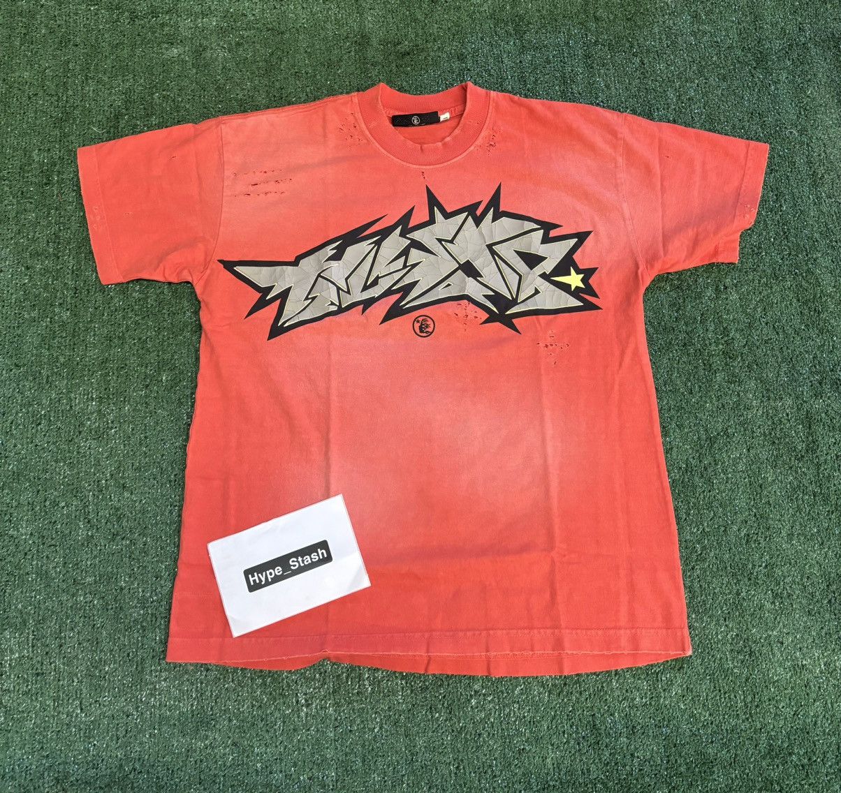 HELLSTAR Hellstar Red Crack Print Tee Size US S / EU 44-46 / 1 - 1 Thumbnail