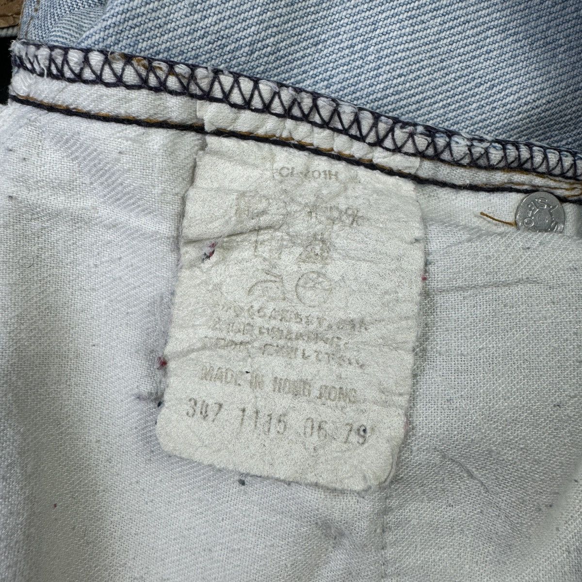 Levi's 💥Vintage 70s Levis 515 Sick Light Blue Denim Pant Size US 32 / EU 48 - 14 Thumbnail