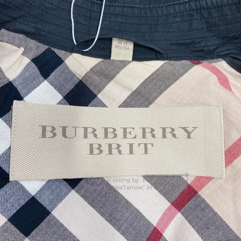 Burberry Burberry Black Cotton Long Trench Coat. Size S / US 4 / IT 40 - 7 Thumbnail