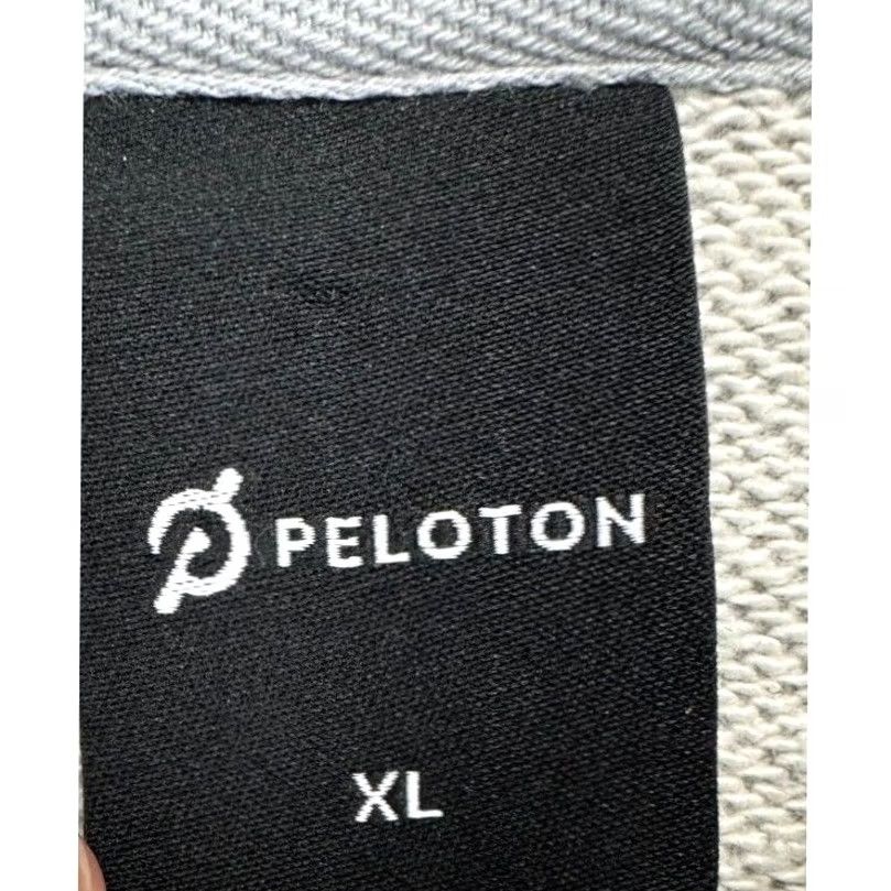 Vintage Peloton Full Zip Hoodie Sweatshirt Mens XL Grey Graphic Print Long Sleeve Hooded Pockets Zip Chest 49in 27in Outdoor Size US XL / EU 56 / 4 - 6 Thumbnail