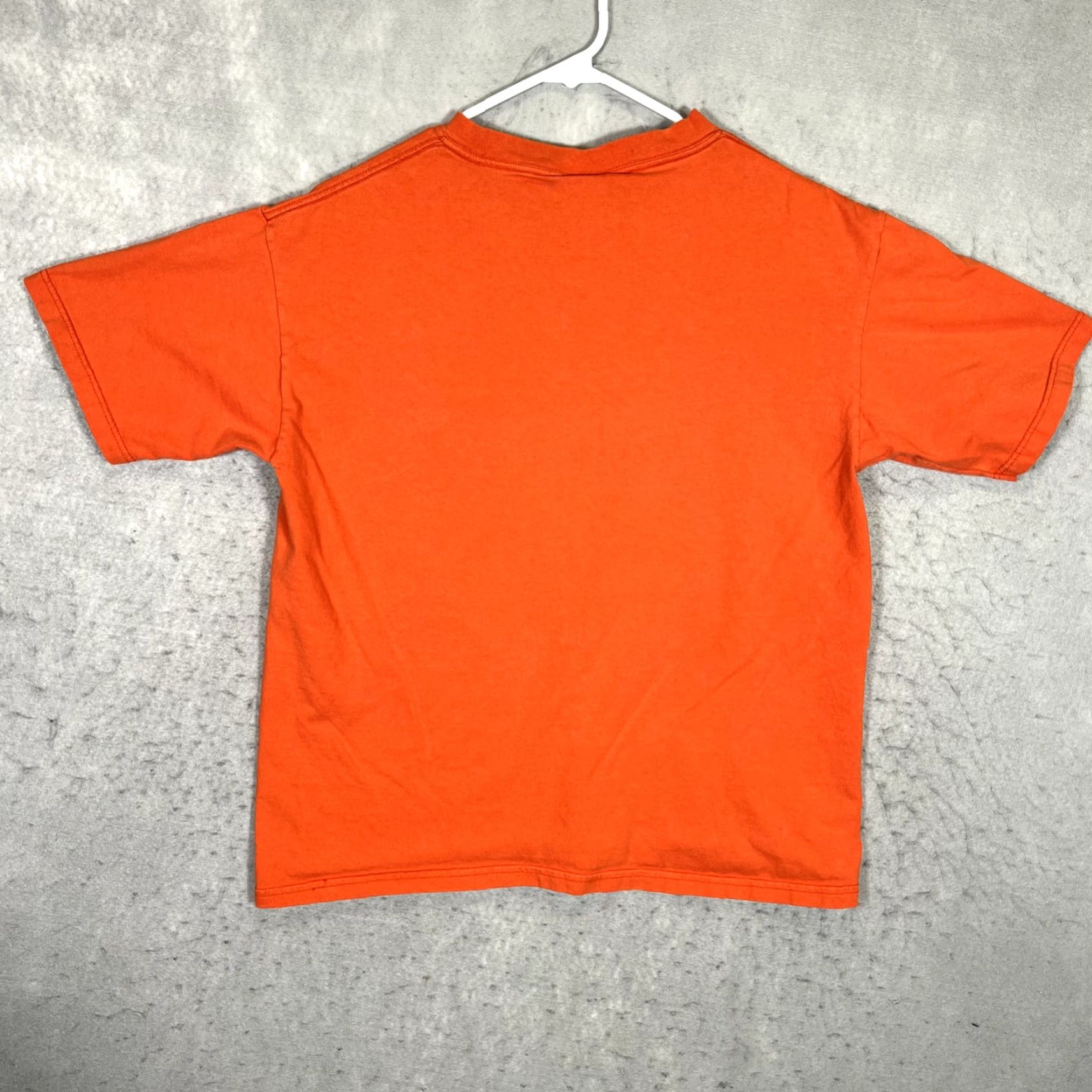 Disney VINTAGE Disney Mickey Mouse Embroidered Pocket Shirt Adult Medium Orange Crew Neck Short Sleeve Men Size US M / EU 48-50 / 2 - 7 Thumbnail
