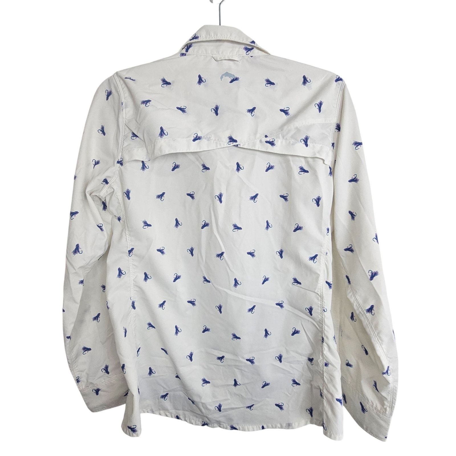 Simms Simms Womens Vented Isle Fishing Shirt S White Fly All Over Size S / US 4 / IT 40 - 9 Thumbnail