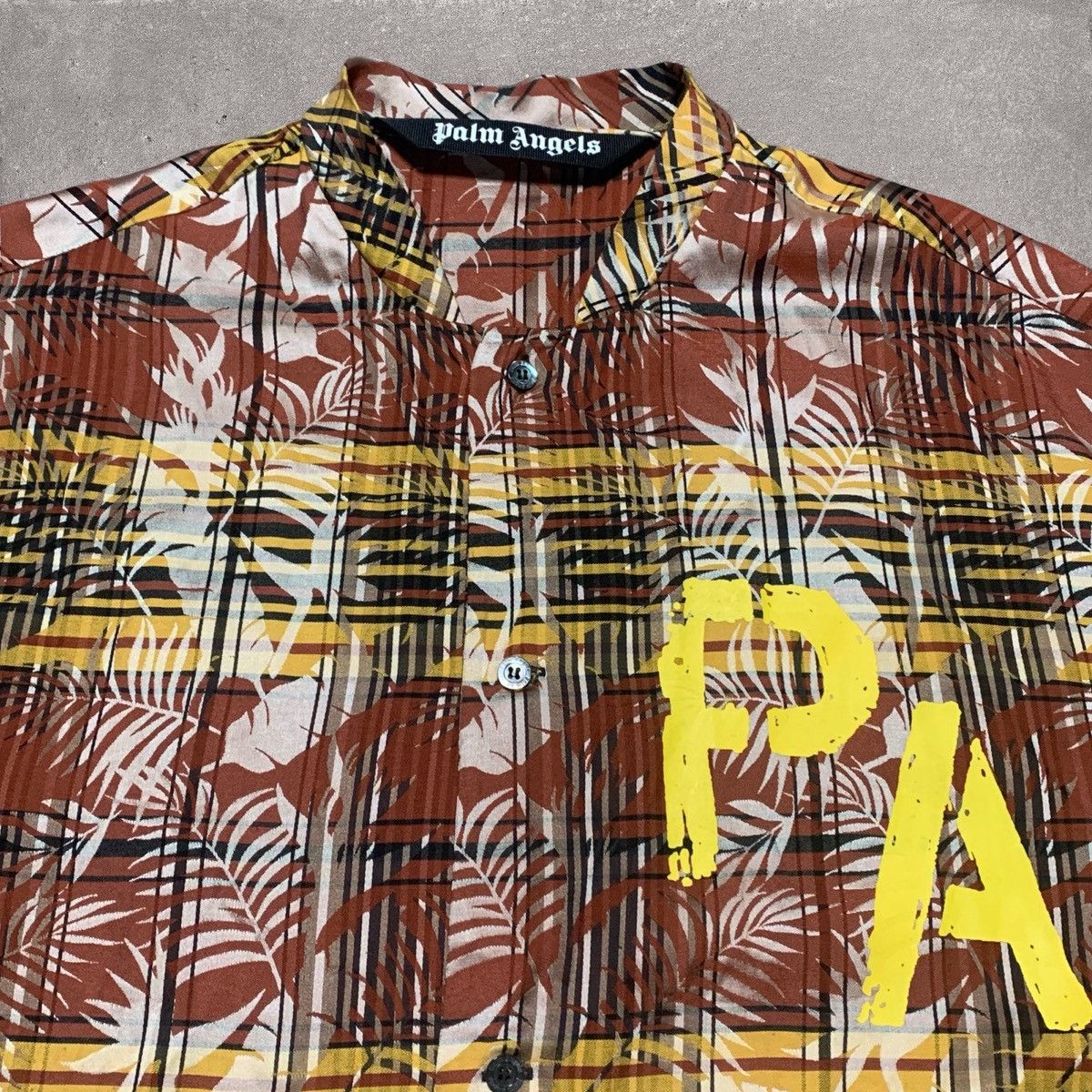 Palm Angels Palm Angels Small Shirt PA Logo Plaid Bowling Shirt 46 Size US S / EU 44-46 / 1 - 3 Thumbnail