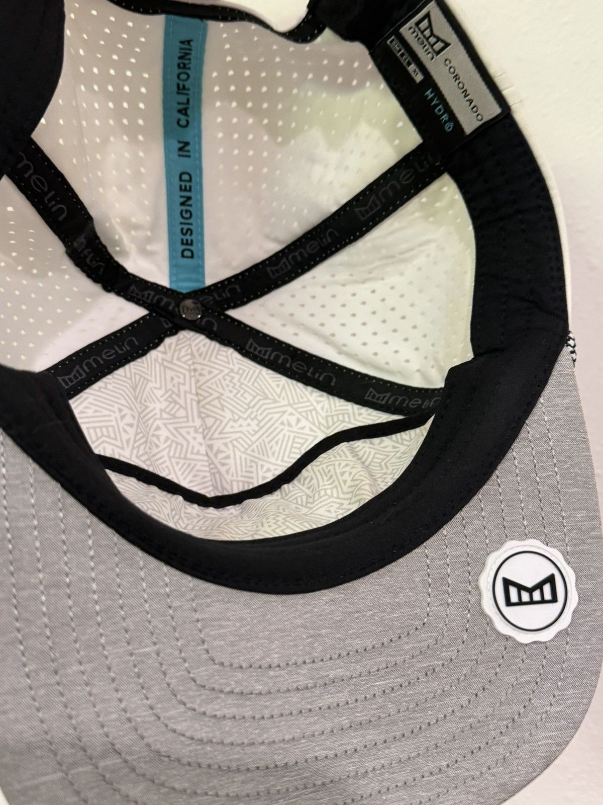 melin Melin Coronado Hydro white Snapback Rope Hat XL Adjustable Size ONE SIZE - 4 Thumbnail