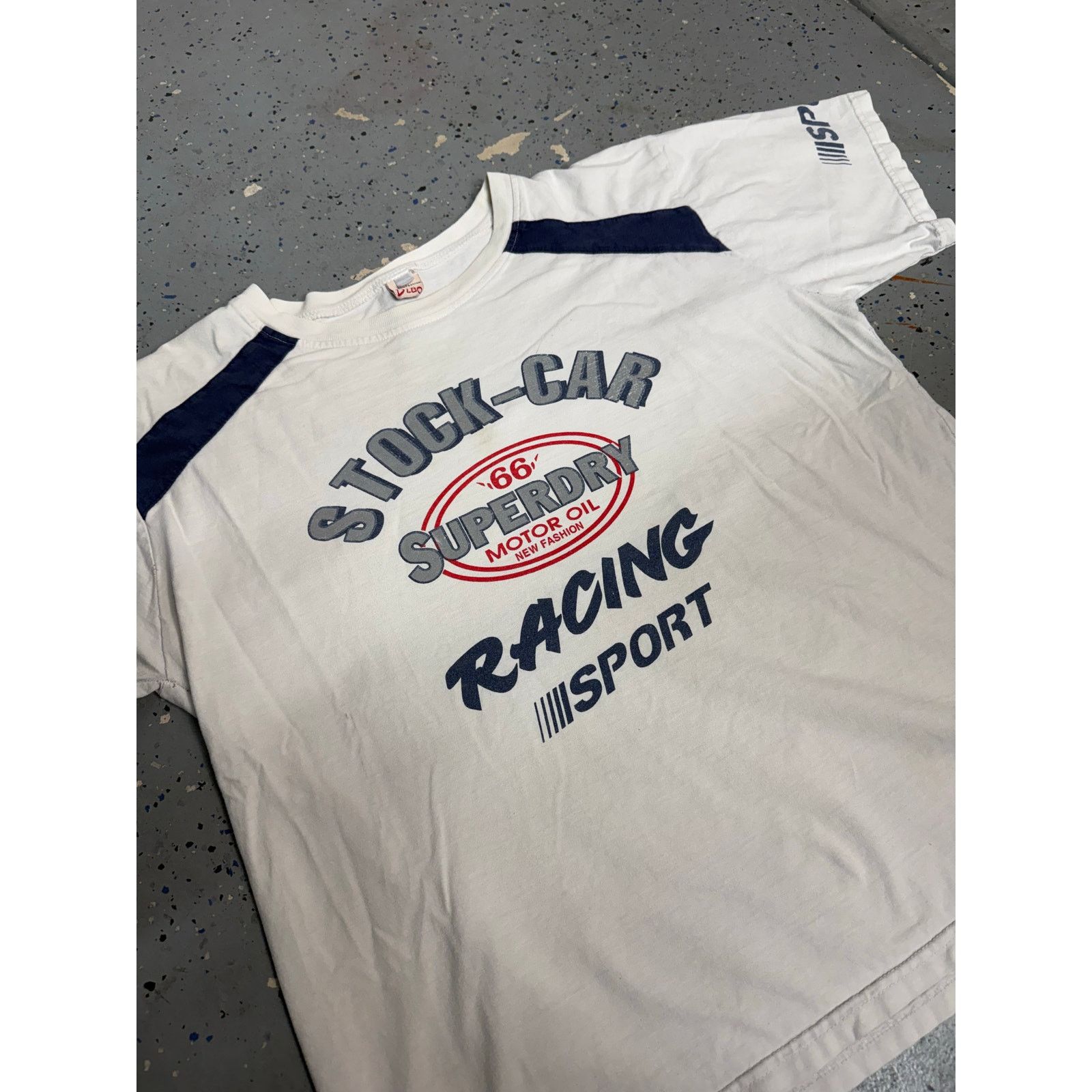Fruit Of The Loom y2k stock car racing boxy racing tee Size US M / EU 48-50 / 2 - 4 Thumbnail