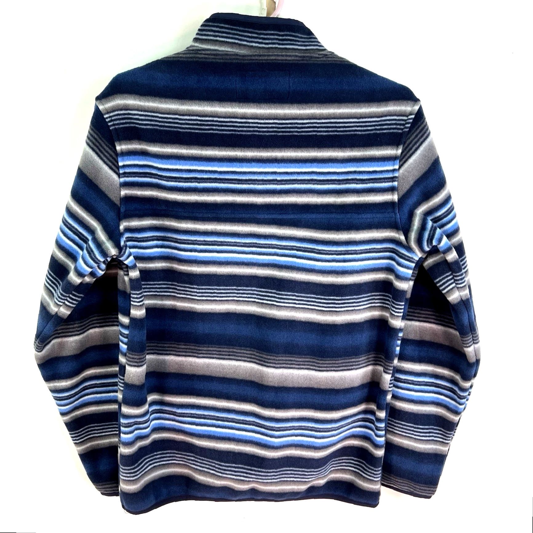 Vintage Southern Grit Sweatshirt Mens Striped Tundra Fleece Badlands Blue NWT Size S Size US S / EU 44-46 / 1 - 4 Thumbnail