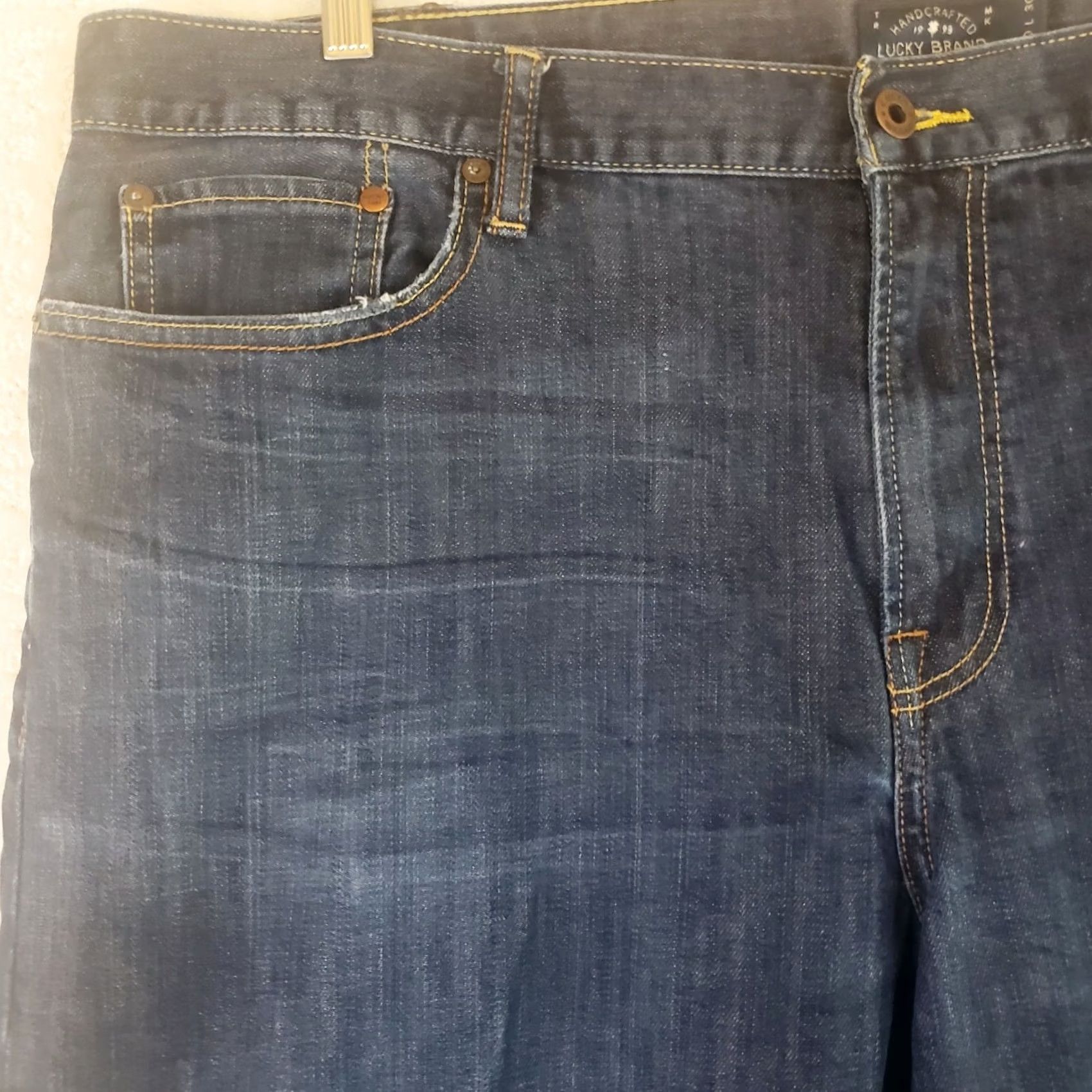 Lucky Brand Lucky Brand 363 Vintage Straight Jeans - Medium Wash - 40x25 - Denim Flex - Men Size US 40 / EU 56 - 3 Thumbnail