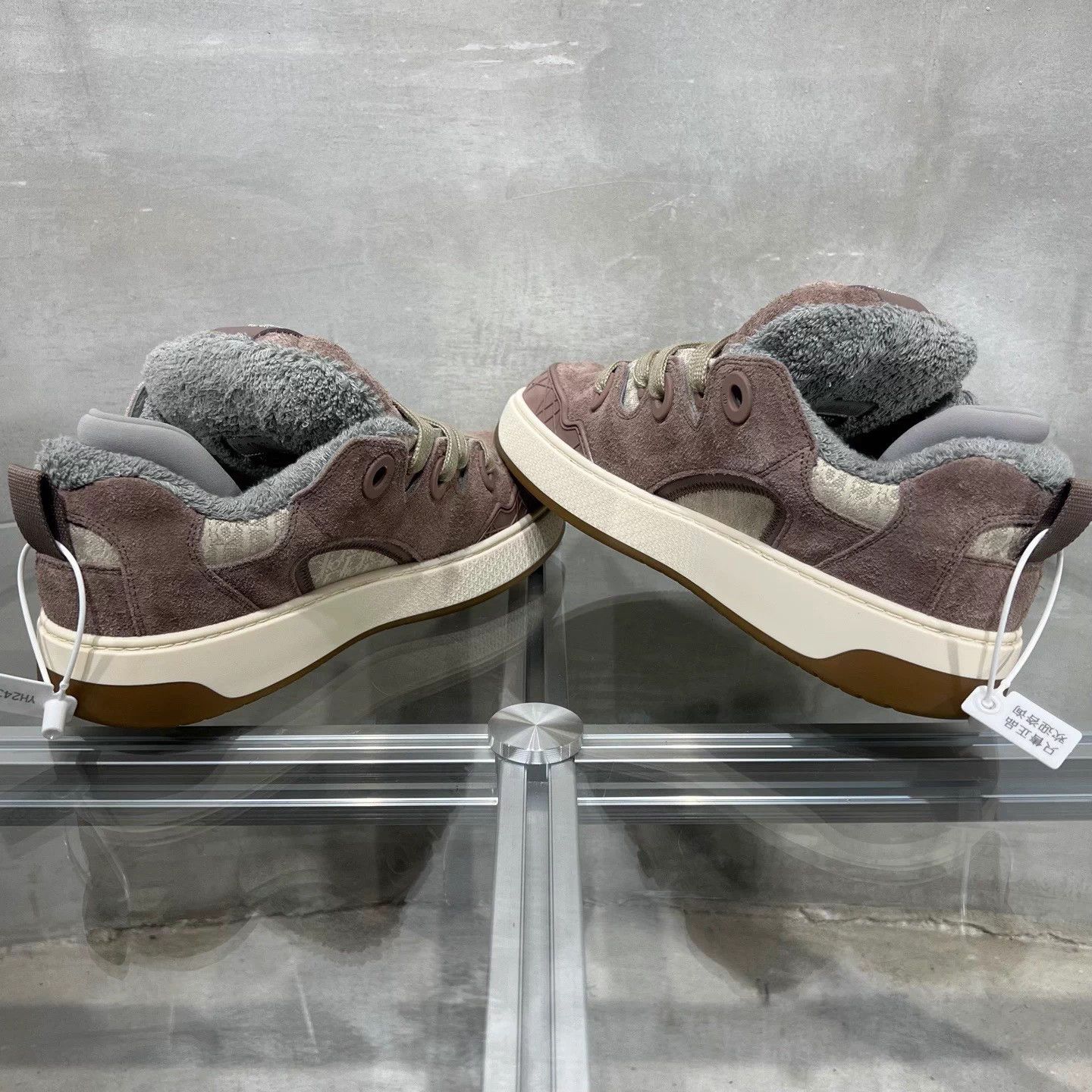 Dior Dior x Erl B9S Purple Gray Suede Sneakers Size 41 Size US 8 / EU 41 - 5 Thumbnail