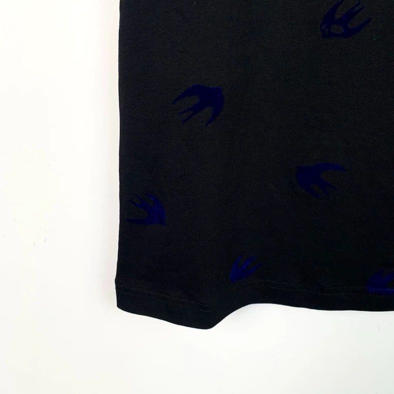 Alexander McQueen Alexander Mcqueen Black cotton round neck short sleeve T-s Size US XS / EU 42 / 0 - 4 Thumbnail