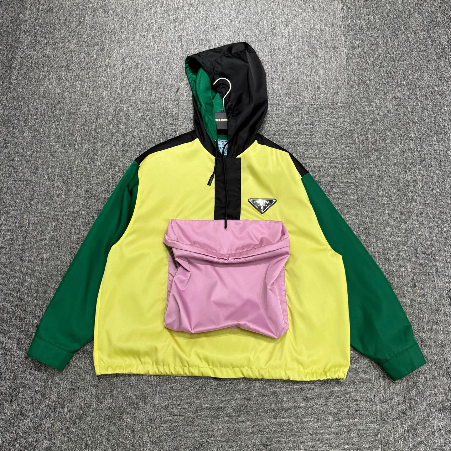 Prada Prada Homer Color Blocked Nylon Jacket Size 38 Size XS / US 0-2 / IT 36-38 - 1 Thumbnail