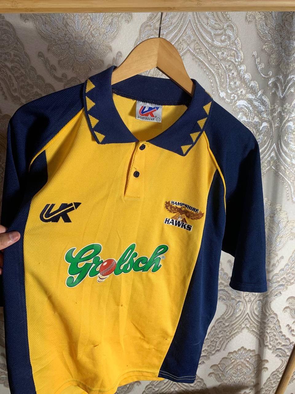 NFL VERY RARE HAMPSHIRE HAWKS RETRO RUGBY JERSEY BLOKE Y2K 90s Size US L / EU 52-54 / 3 - 2 Thumbnail