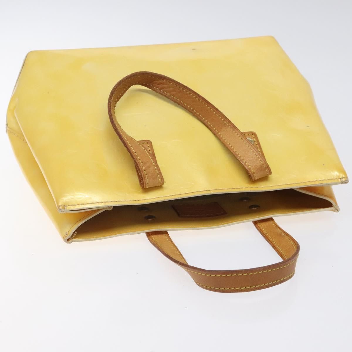 Louis Vuitton LOUIS VUITTON Monogram Vernis Reade PM Hand Bag Gris M91145 Size ONE SIZE - 6 Thumbnail