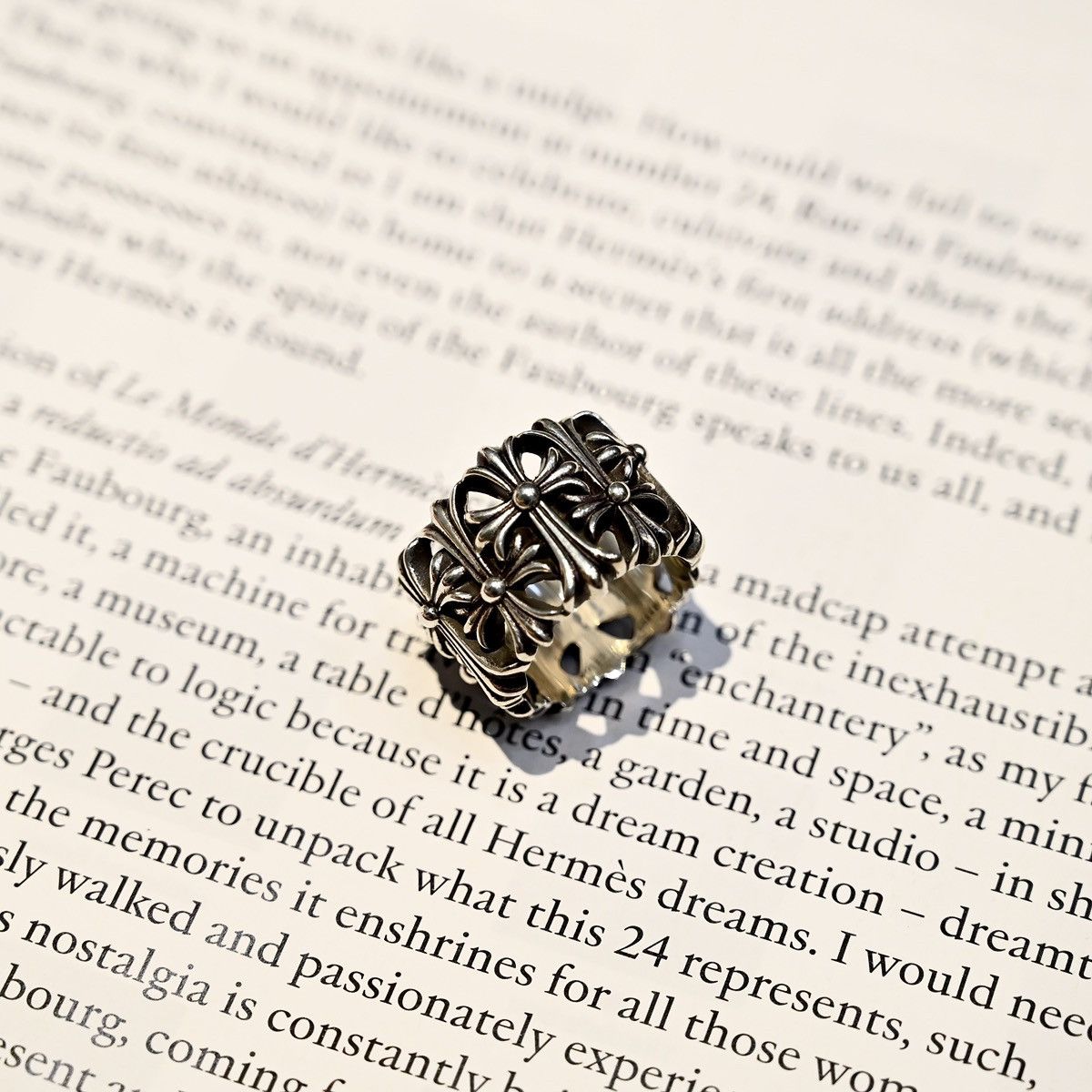 Chrome Hearts CHROME HEARTS CEMETERY RING SILVER Size 26 - 13 Thumbnail