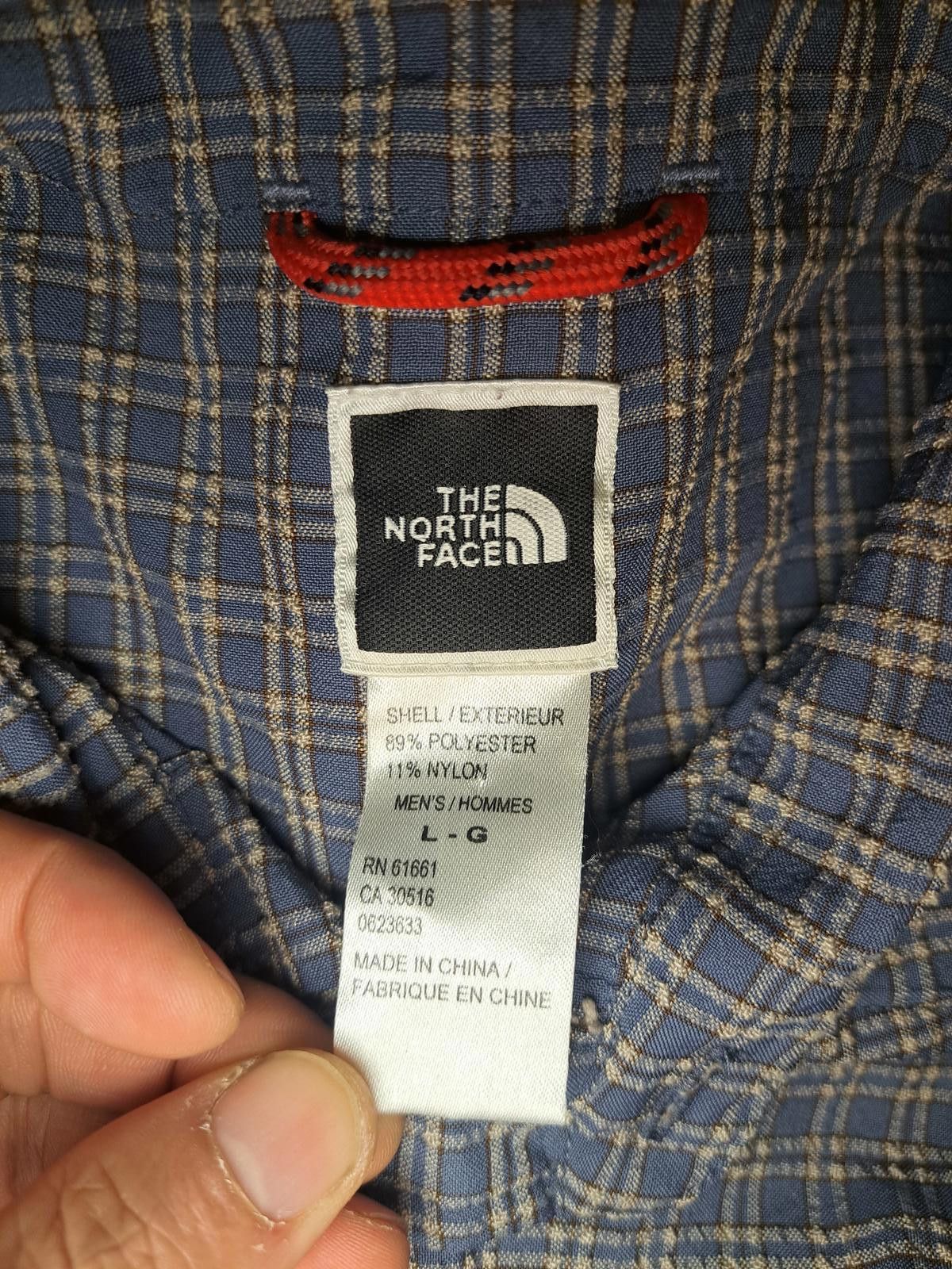 The North Face The North Face Button Up Shirt Mens Large Blue Plaid Size US L / EU 52-54 / 3 - 2 Thumbnail