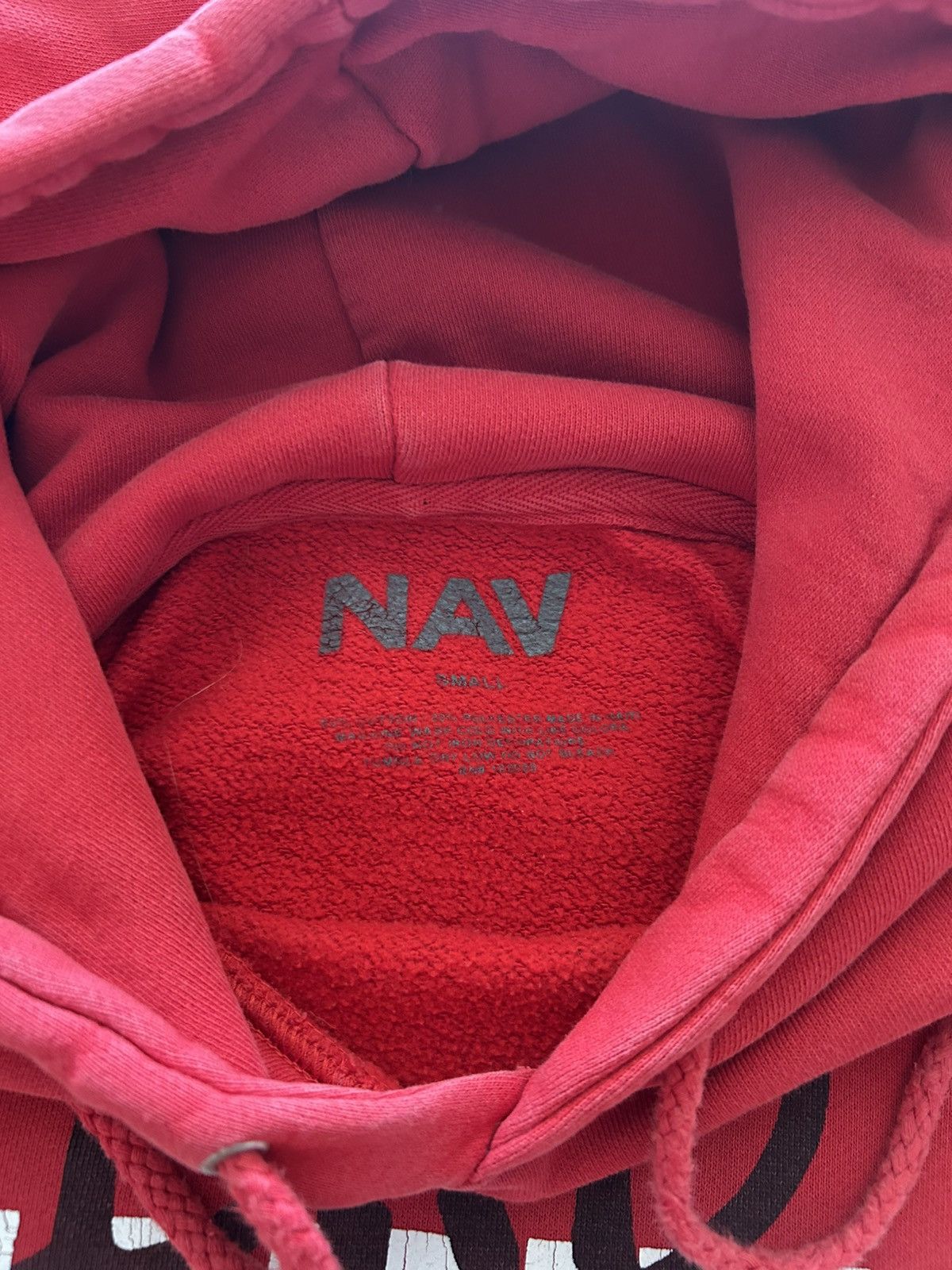Vlone Vlone Nav Bad Habits Tour Hoodie Red Size US S / EU 44-46 / 1 - 8 Thumbnail