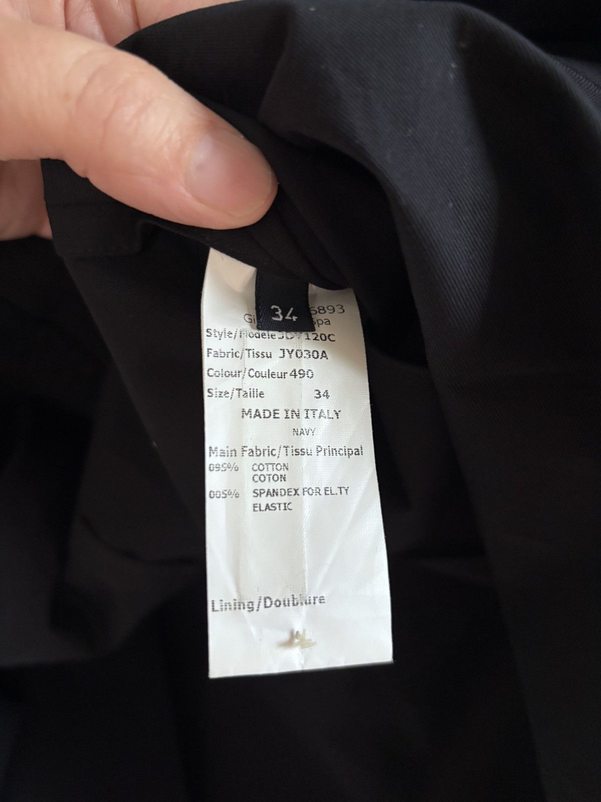 Jil Sander Jil Sander Pleated Navy Skirt size 34 Size 24" / US 00 / IT 34 - 6 Thumbnail