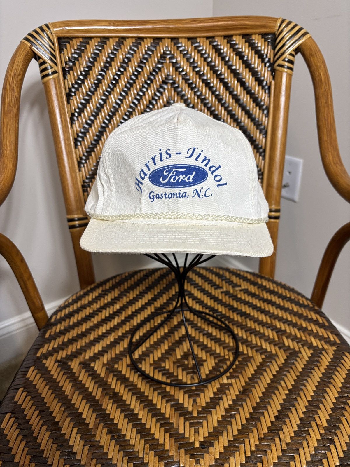 Vintage Vintage North Carolina Ford Dealer Hat Size ONE SIZE - 1 Thumbnail