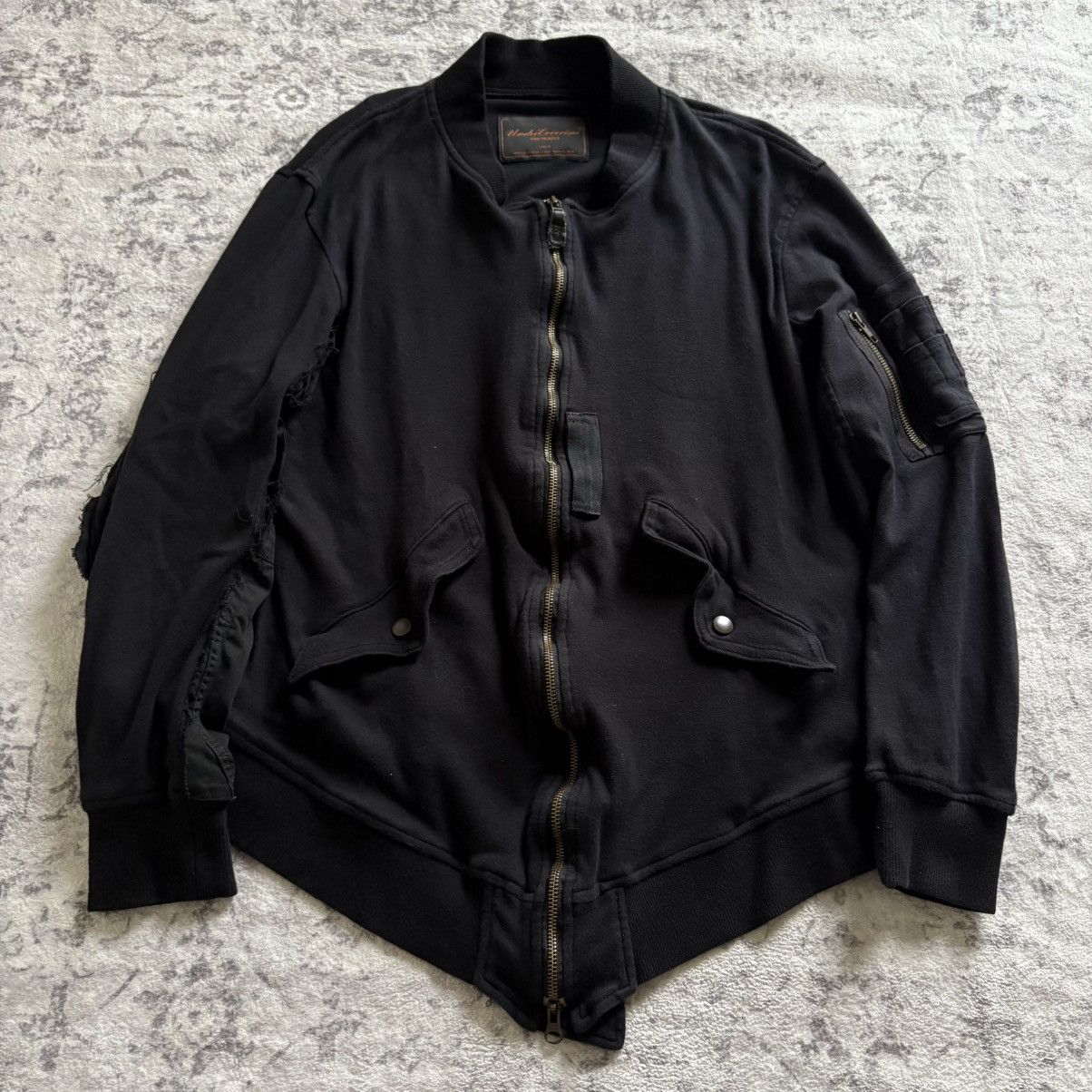 Comme des Garcons × Undercover Undercover x CDG Hybrid Arabic Graphic Bomber Jacket | L Size US L / EU 52-54 / 3 - 4 Thumbnail