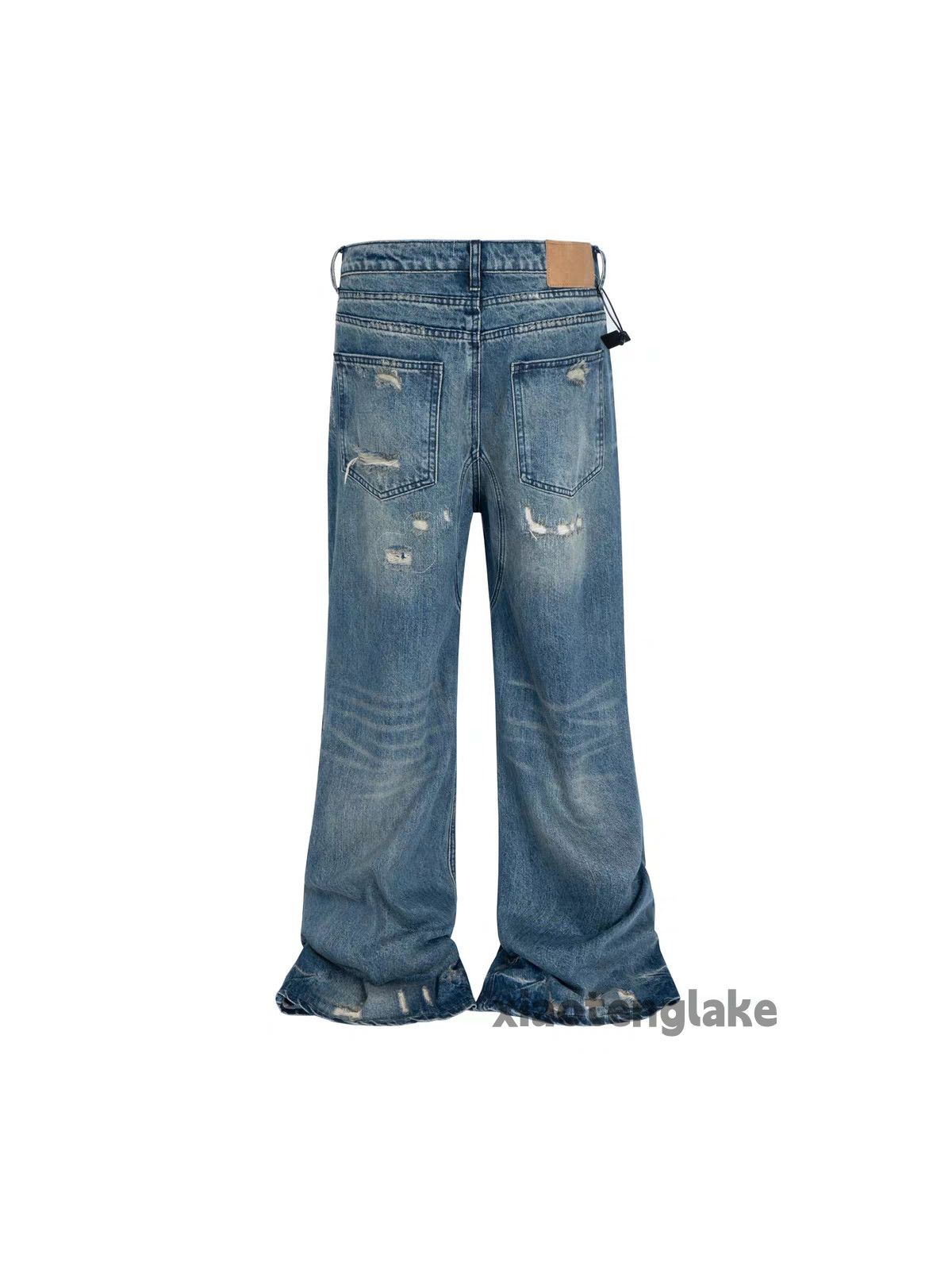 Jean ltx vintage washed faded skate hiphop ripped jeans Size US 32 / EU 48 - 3 Thumbnail