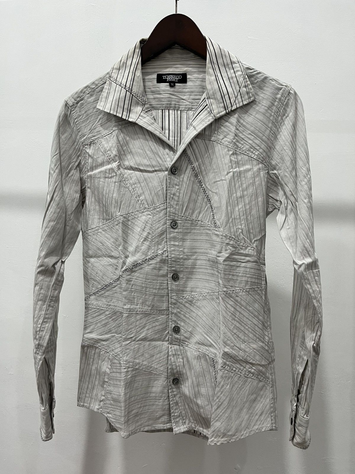 Japanese Brand × Tornado Mart Tornado mart patchwork shirt Size US S / EU 44-46 / 1 - 1 Thumbnail